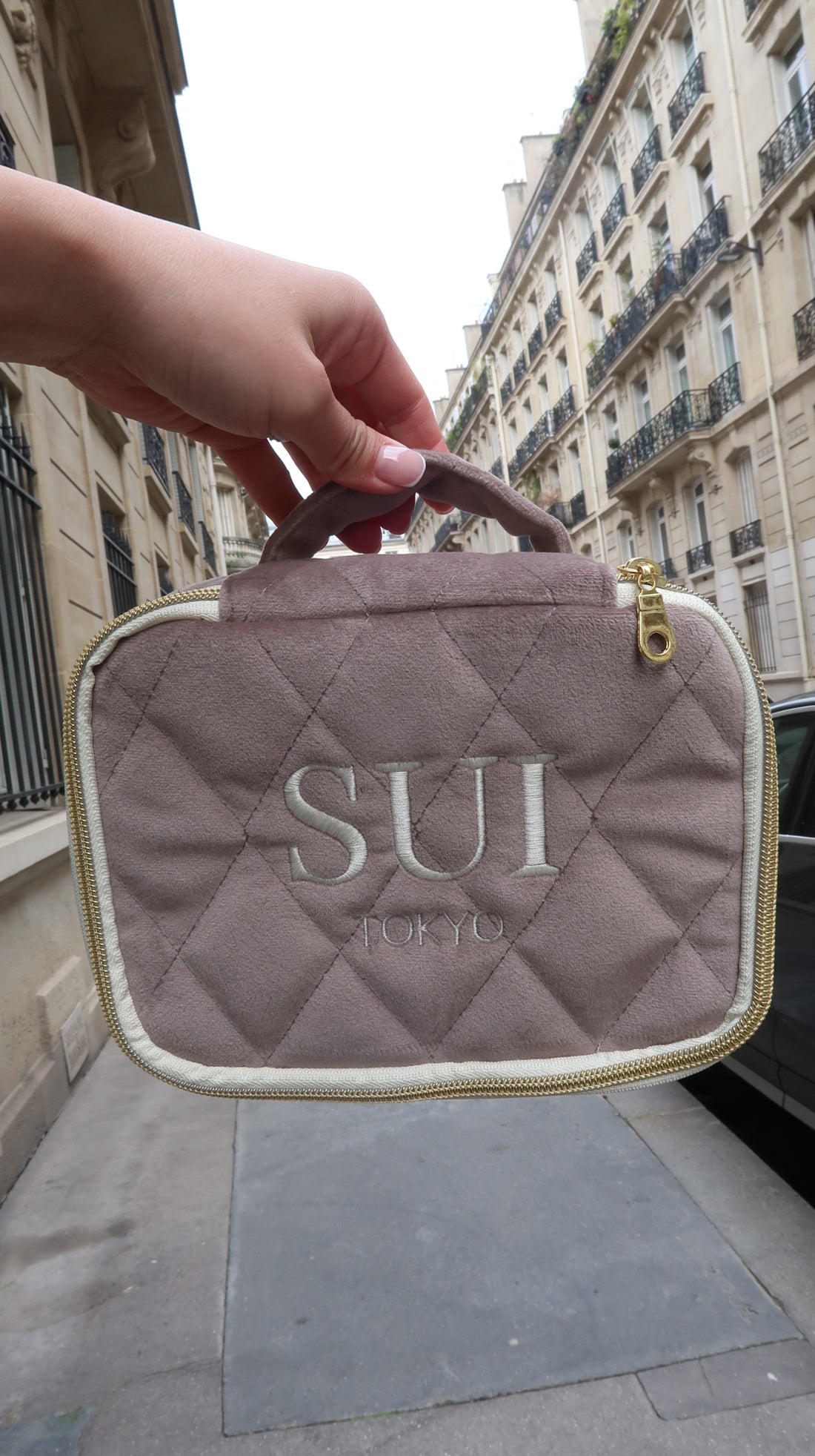 Vanity bag small beige / バニティバック　スモール　ベージュ