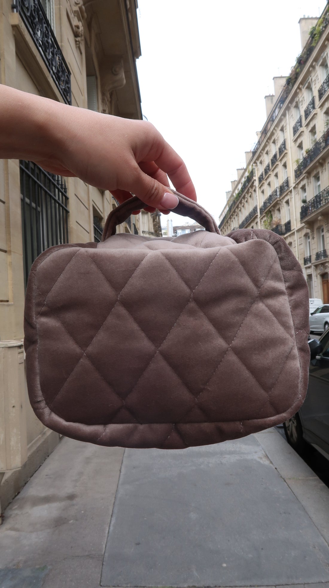 Vanity bag small beige / バニティバック　スモール　ベージュ