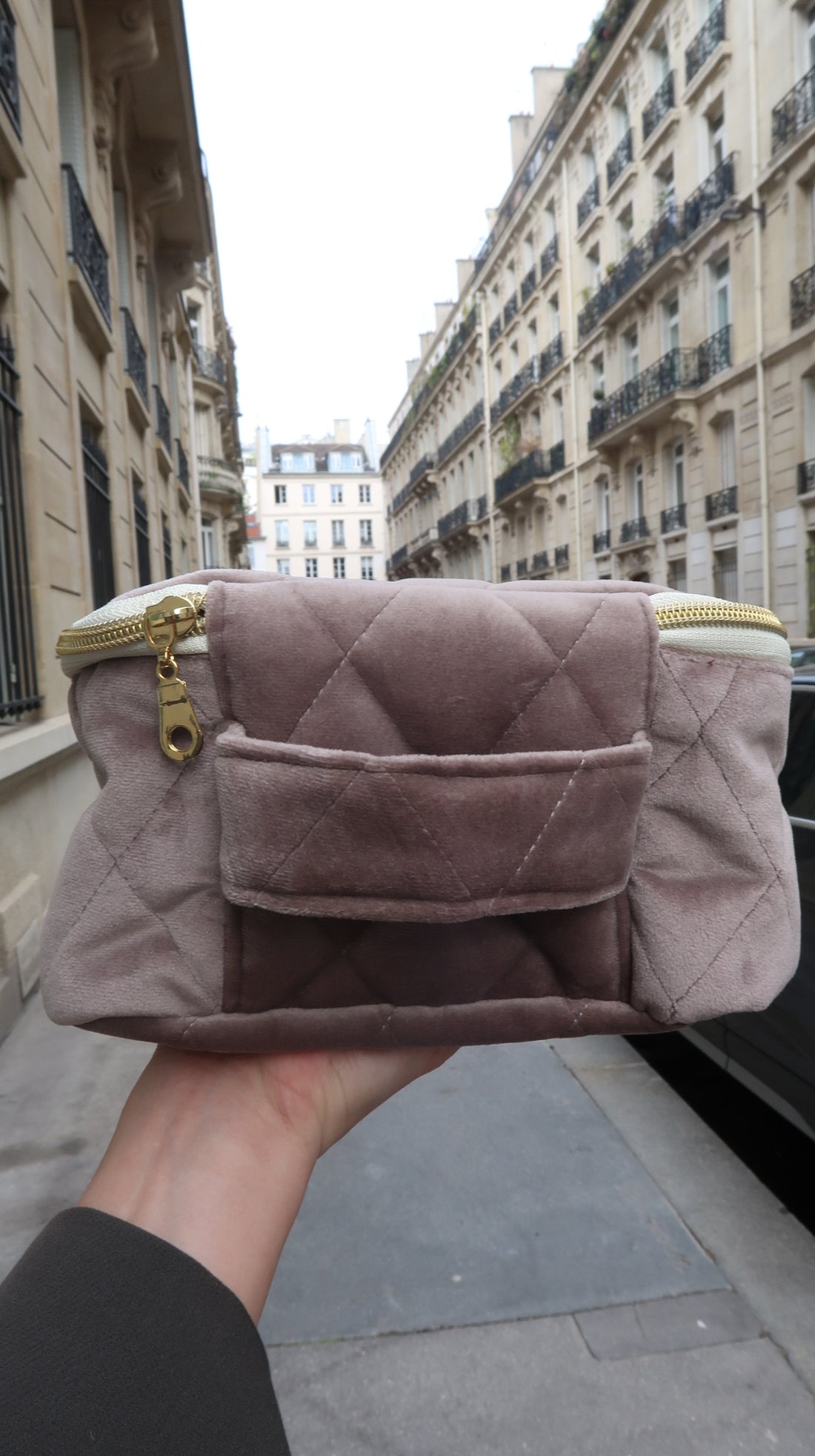 Vanity bag small beige / バニティバック　スモール　ベージュ