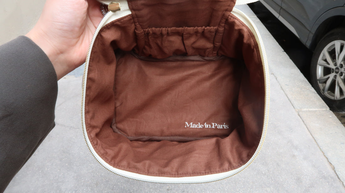Vanity bag small beige / バニティバック　スモール　ベージュ