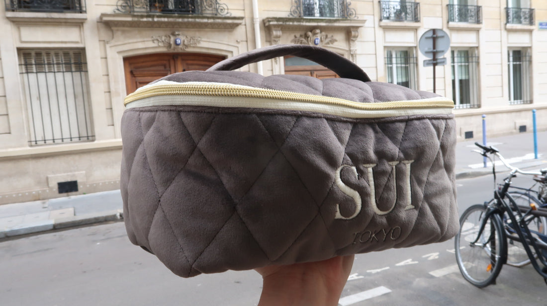 Vanity bag big gray / バニティバック　ビッグ　グレー