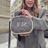 Vanity bag small gray / バニティバック　スモール　グレー