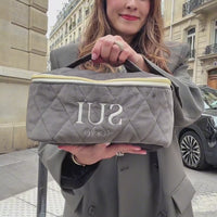 Vanity bag big gray / バニティバック　ビッグ　グレー